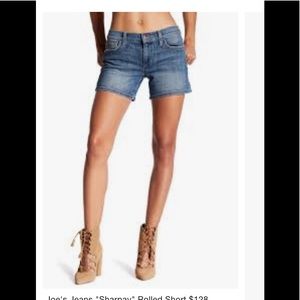 Joe’s Jeans shorts Sharpay rolled